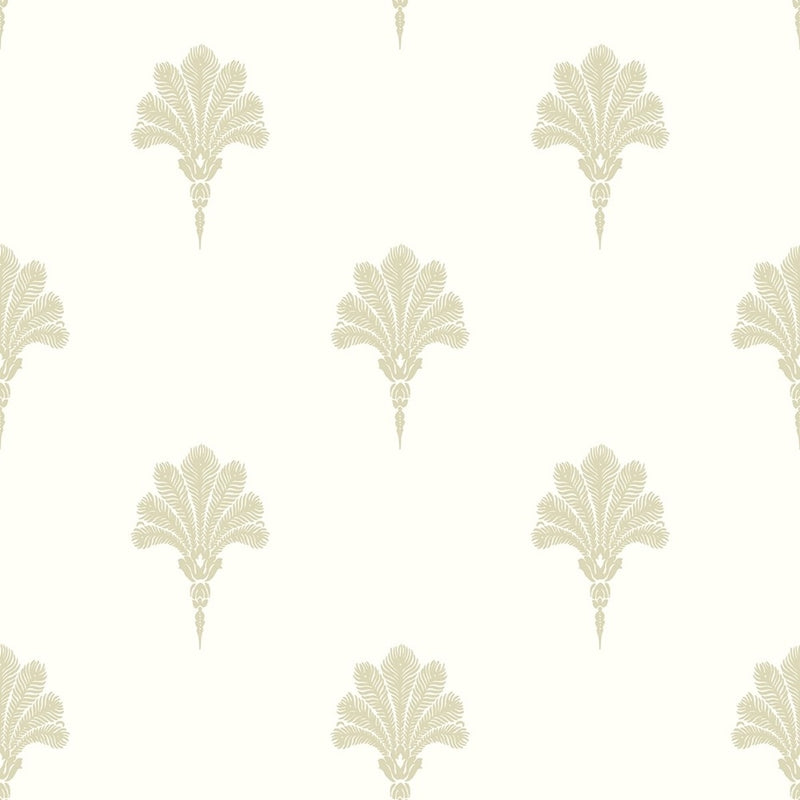 Sample MB31603 Beach House Summer Fan, Sand Dunes Feathers by Seabrook Wallpaper