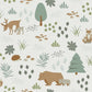 Save 4060-139247 Fable Finola Moss Bears Wallpaper Moss by Chesapeake Wallpaper