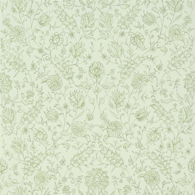 Shop PQ009/15 Flora Olive by Designer Guild Wallpaper