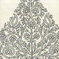 Sample HC1480P-05WP Taj, Black On Off White by Quadrille Wallpaper