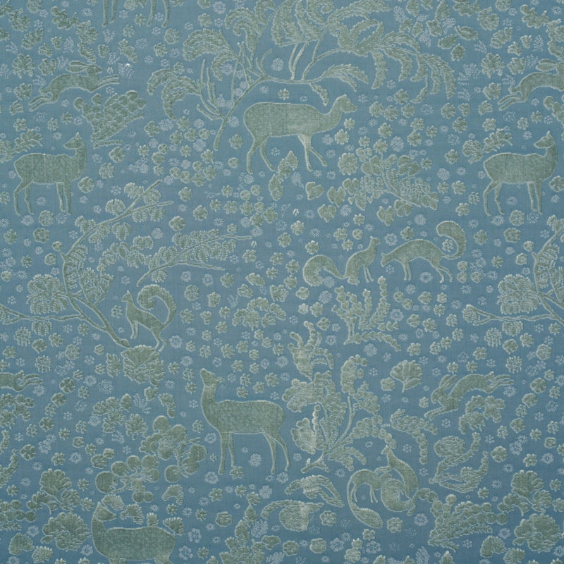 Purchase sample of 81310 Arbor Forest, Slate Blue by Schumacher Fabric