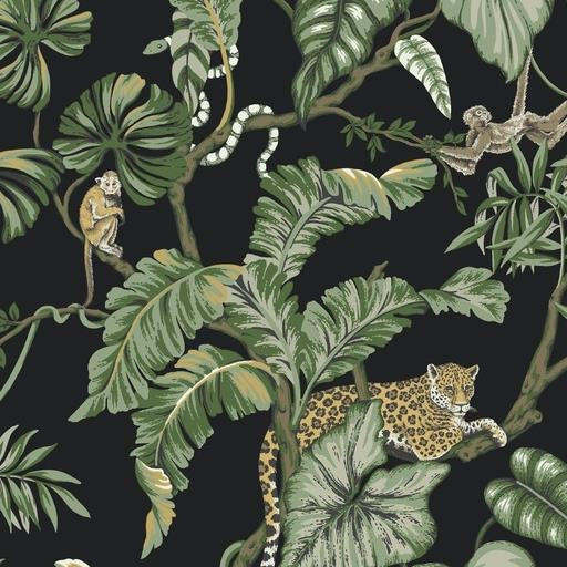 Search HO2143 Ronald Redding Traveler Jungle Cat Black Ronald Redding Wallpaper