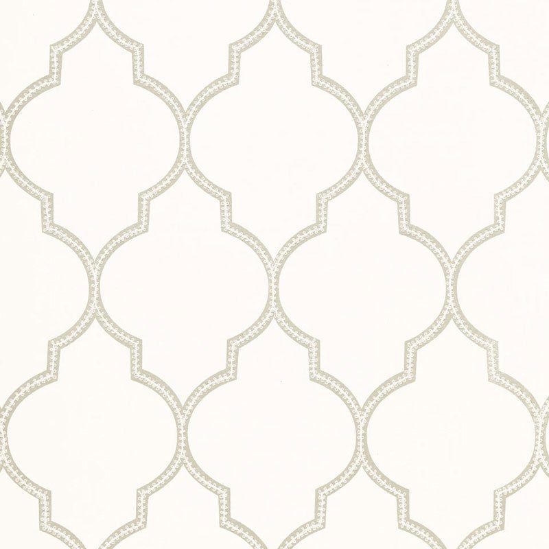Purchase sample of 67331 Algiers Embroidery, Linen by Schumacher Fabric