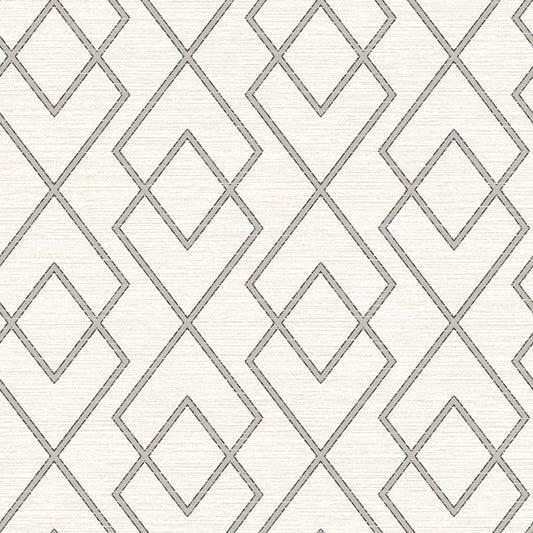 Save 3115-12425 Farmhouse Blaze Cream Trellis Cream by Chesapeake Wallpaper