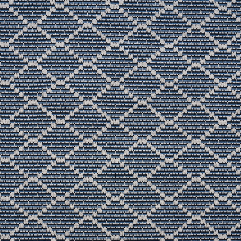 Purchase sample of 80991 Berg Epingle, Indigo by Schumacher Fabric