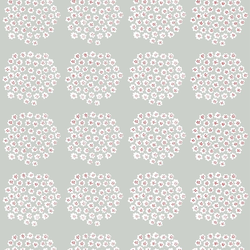 MKS4496 Marimekko Grey Puketti Peel &amp; Stick Wallpaper by NuWallpaper