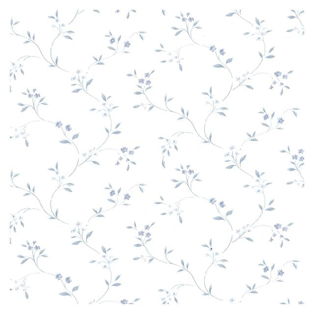 Buy PR33800 Floral Prints 2 Blue Small Floral Wallpaper by Norwall Wallpaper