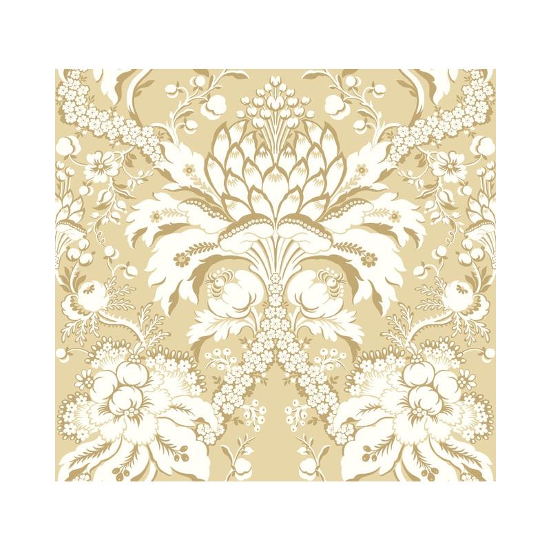 Sample DM4953 Damask Resource Library, French Artichoke Dam by York Wallpaper