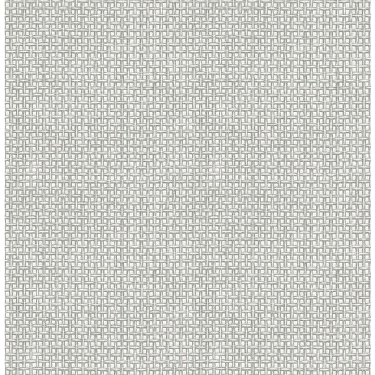 Save on 4014-26440 Seychelles Zia Grey Basketweave Wallpaper Grey A-Street Prints Wallpaper