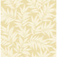 Search 2970-26120 Revival Morris Yellow Leaf Wallpaper Yellow A-Street Prints Wallpaper