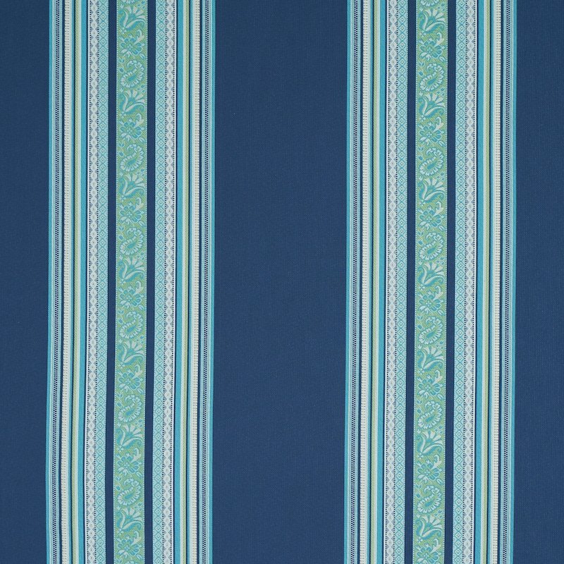 Buy 78602 Markova Stripe Navy by Schumacher Fabric