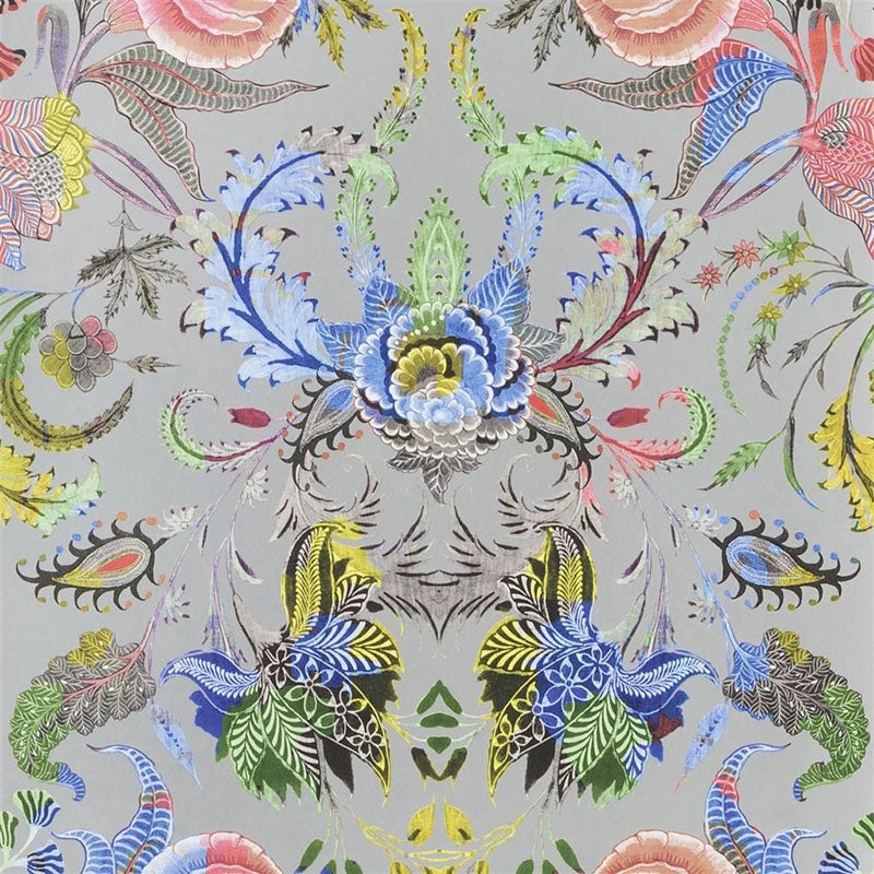 Looking PCL1007/03 Noailles Argent by Designer Guild Wallpaper