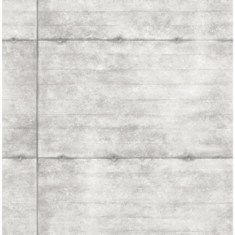 Select 2922-22314 Trilogy Reuther Grey Smooth Concrete Grey A-Street Prints Wallpaper