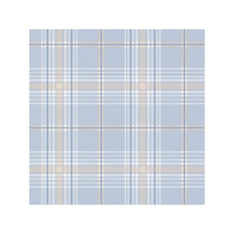 Sample FK26927 Blue Plaid wallpaper Norwall Wallpaper