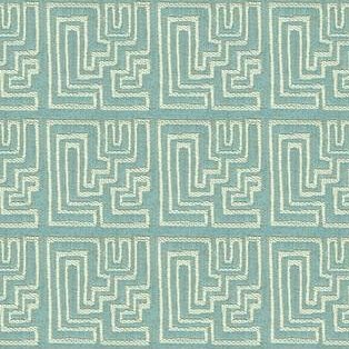 Save GWF-3420.511.0 Miramar Blue Modern/Contemporary by Groundworks Fabric