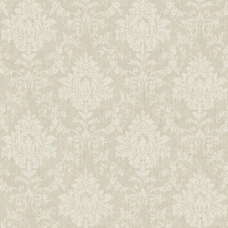 Purchase FG71602 Flora Damask by Wallquest Wallpaper