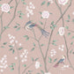 Find 1901 Paradise Birds Blush Shimmer by Borastapeter Wallpaper