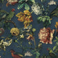 Select 307306 Museum Claude Navy Floral Wallpaper Navy by Eijffinger Wallpaper