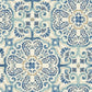 Order NUS2235 Blue Florentine Tile Graphics Peel and Stick by Wallpaper
