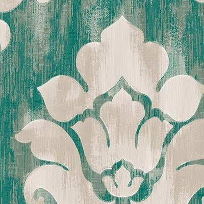 Buy MC70104 Majorca Green Damask by Seabrook Wallpaper