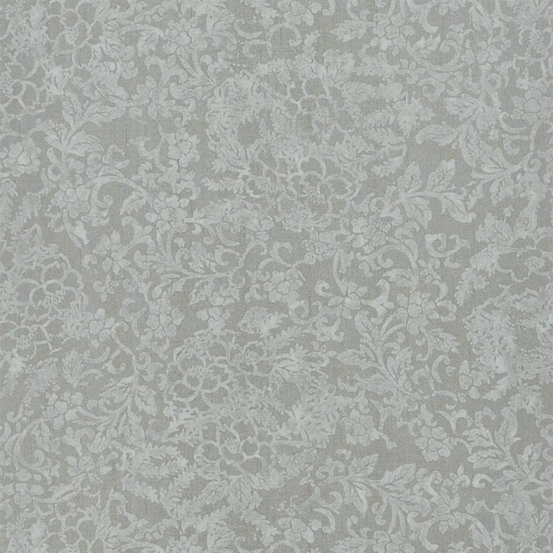 Sample PDG684-08 Filigrana, Steel by Designer Guild Wallpaper