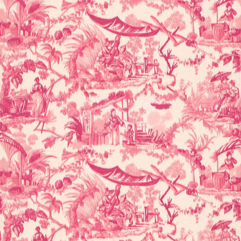 Buy 175100 Pavillon Chinois Peony by Schumacher Fabric