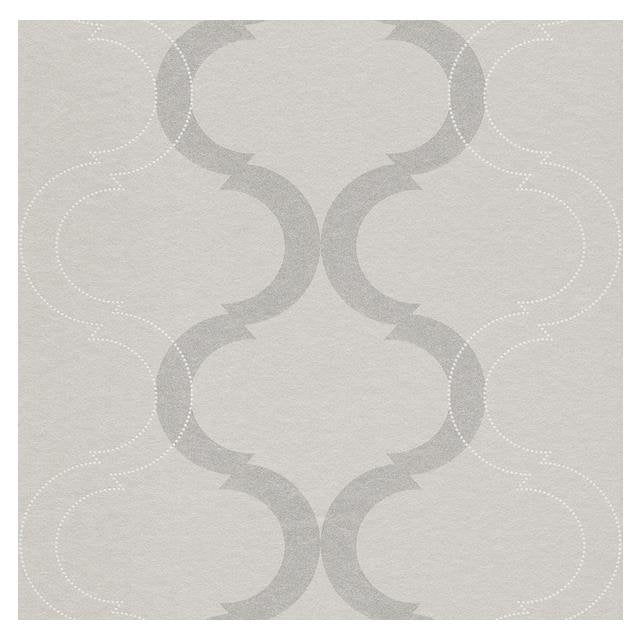 Select WW-269054 Cosy White Grey Geometric by Washington Wallpaper