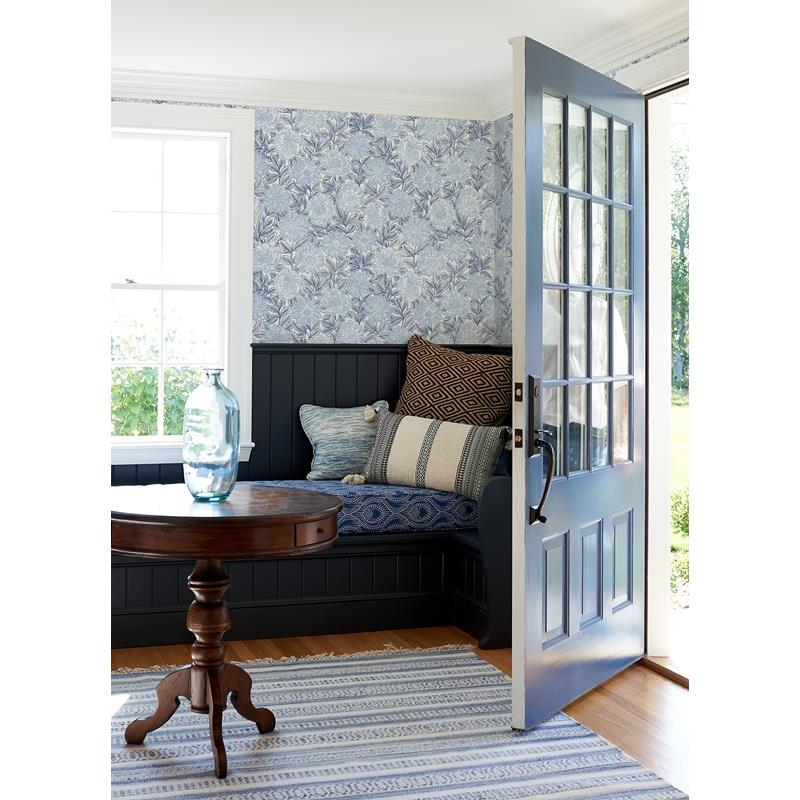 Shop 4072 70047 Delphine Navy Chesapeake Wallpaper