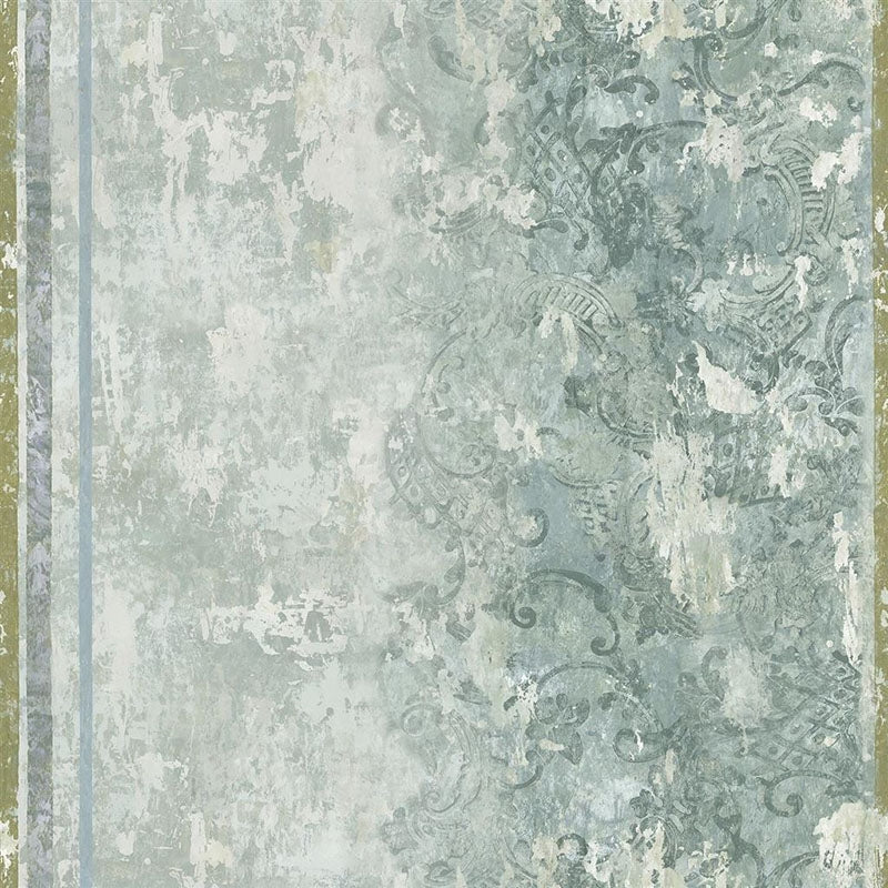 Sample PDG1096-01 La Rotonda Scene 2 Olive by Designer Guild Wallpaper