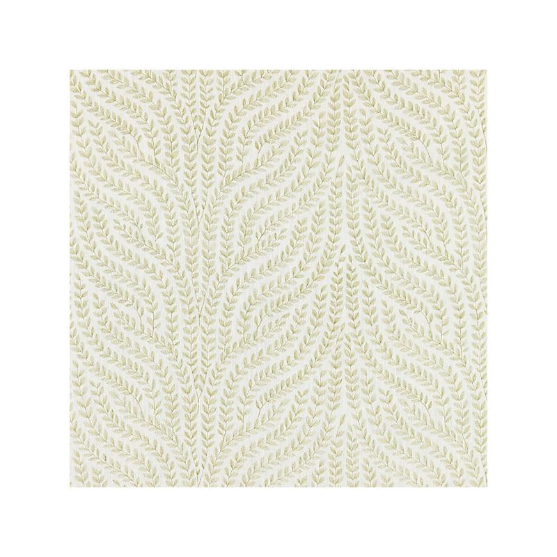 Sample 27125-002 Willow Vine Embroidery, Celery - Scalamandre Fabric (SC 000227125)