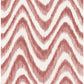 Buy 2901-25405 Perennial Bargello Red Faux Grasscloth Wave A Street Prints Wallpaper