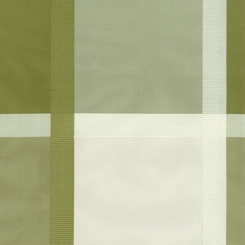 Purchase sample of 61133 Surat Silk Plaid, Celadon by Schumacher Fabric