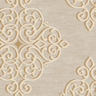 Buy CO80507 Connoisseur Neutrals Scrolls by Seabrook Wallpaper
