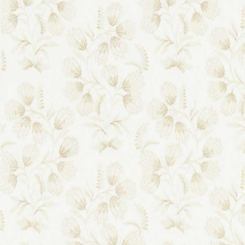 Sample SC 000127233 Hana Embroidery, Oat by Scalamandre Fabric