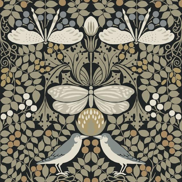 Shop AC9162 Butterfly Garden Arts and Crafts by Ronald Redding Wallpaper