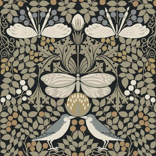 Shop AC9162 Butterfly Garden Arts and Crafts by Ronald Redding Wallpaper