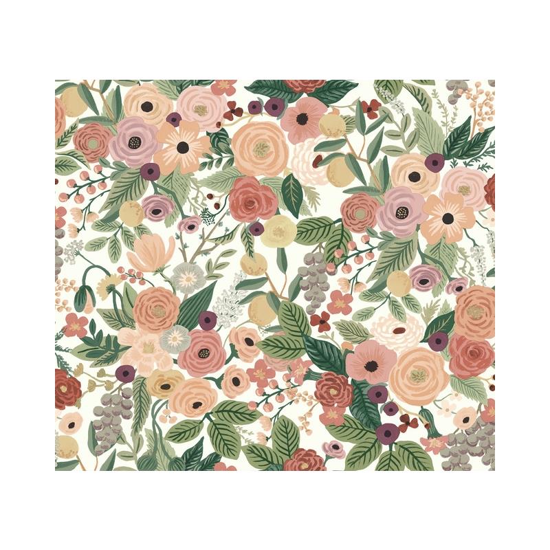 Sample RI5122 Rifle Paper Co. Garden Party Burgundy York Wallpaper