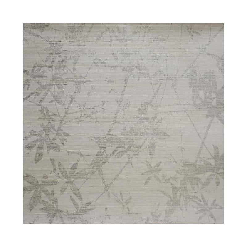 Sample DL2951 Natural Splendor, Sylvan  color Silver/White, Grasscloth by Candice Olson Wallpaper