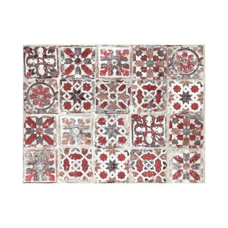 Sample PSW1300RL Encaustic Tile, Premium Peel + Stick by York Wallpaper