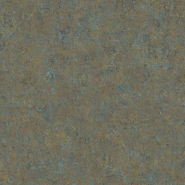 Save 4035-37656-1 Windsong Ryu Multicolor Cement Texture Wallpaper Green by Advantage