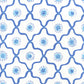 Sample 306320W-06WWP Longfellow, Royal New Blue On White by Quadrille Wallpaper