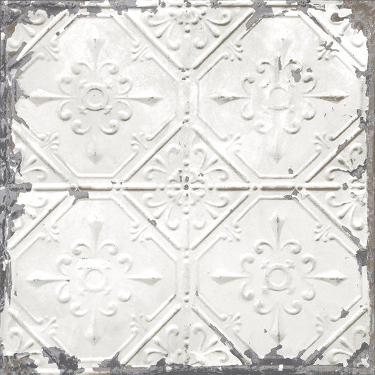 Purchase NUS2213 Vintage Tin Tile Graphics Peel and Stick by Wallpaper