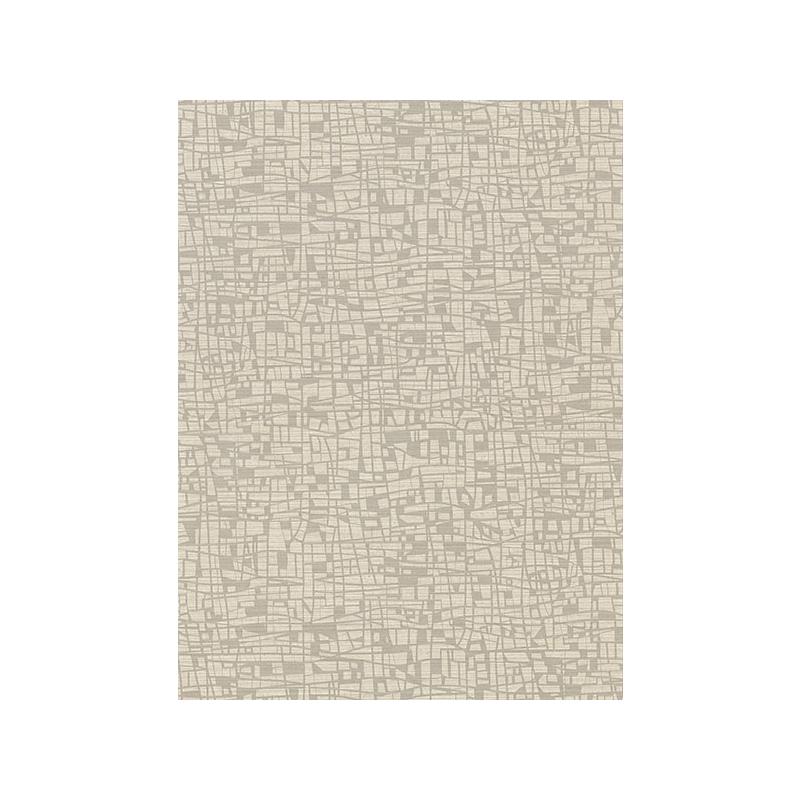 Sample 2945-1112 Warner Textures X Tiffany Taupe Abstract Geometric by Warner