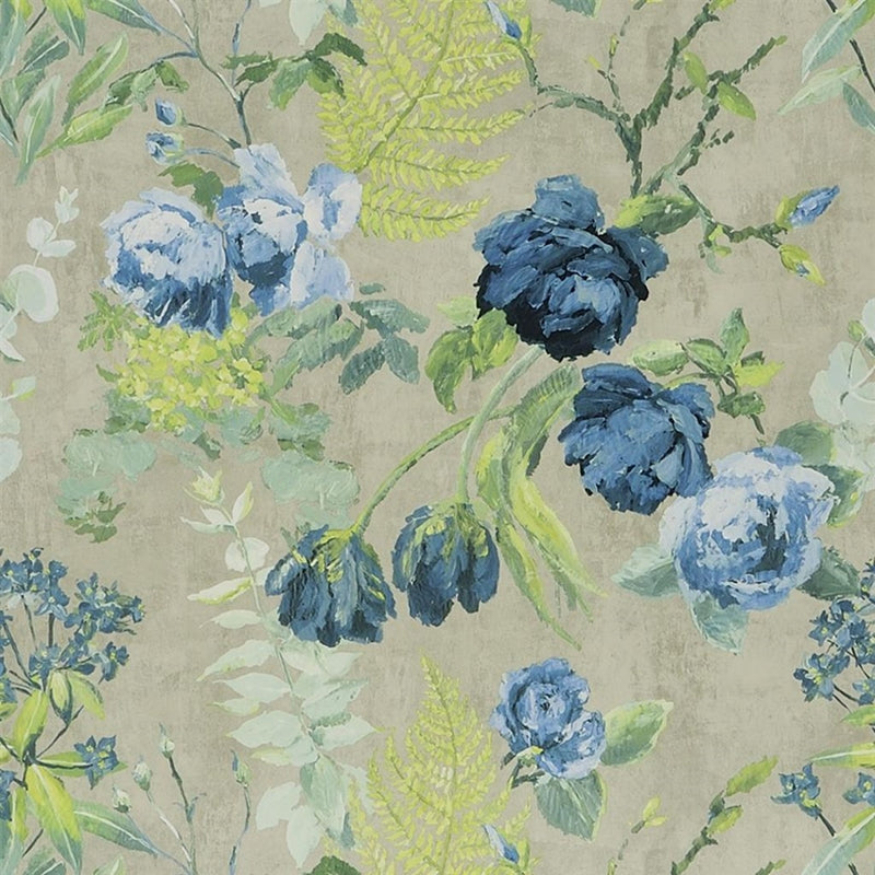 Sample PDG678-04 Tulipani, Delft by Designer Guild Wallpaper