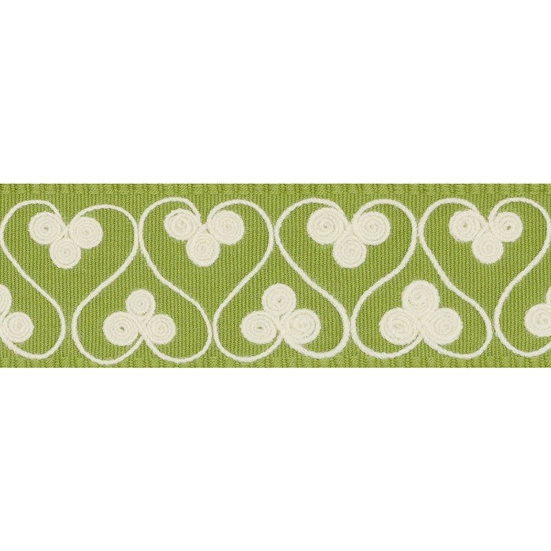 72741 | Coquette Tape, Leaf - Schumacher Fabric