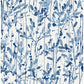 Sample 2975-26237 Scott Living II, Leandra Indigo Floral Trail by A-Street Prints Wallpaper