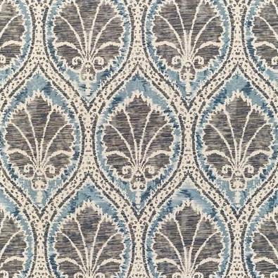 Looking 2021108.155 Seville Weave Navy Marine Damask by Lee Jofa Fabric
