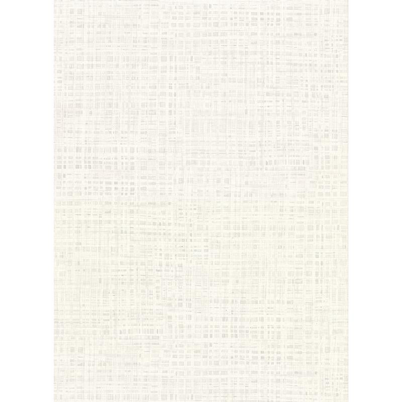 Sample 2921-50910 Warner Textures IX 2754 Main Street, Montgomery White Faux Grasscloth Wallpaper by Warner