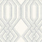 Select TL1912 Handpainted Traditionals Ettched Lattice Blue York Wallpaper