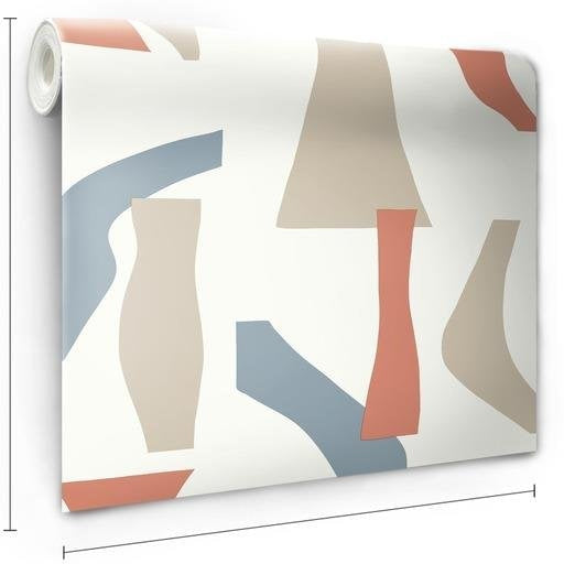 Order Psw1058Rl Geometrics Geometric Multi Color Peel And Stick Wallpaper